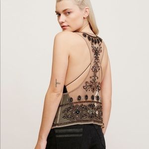 Free People Beaded Vest